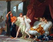 Socrate arrachant Alcibiade du sein de la Volupte, Baron Jean-Baptiste Regnault